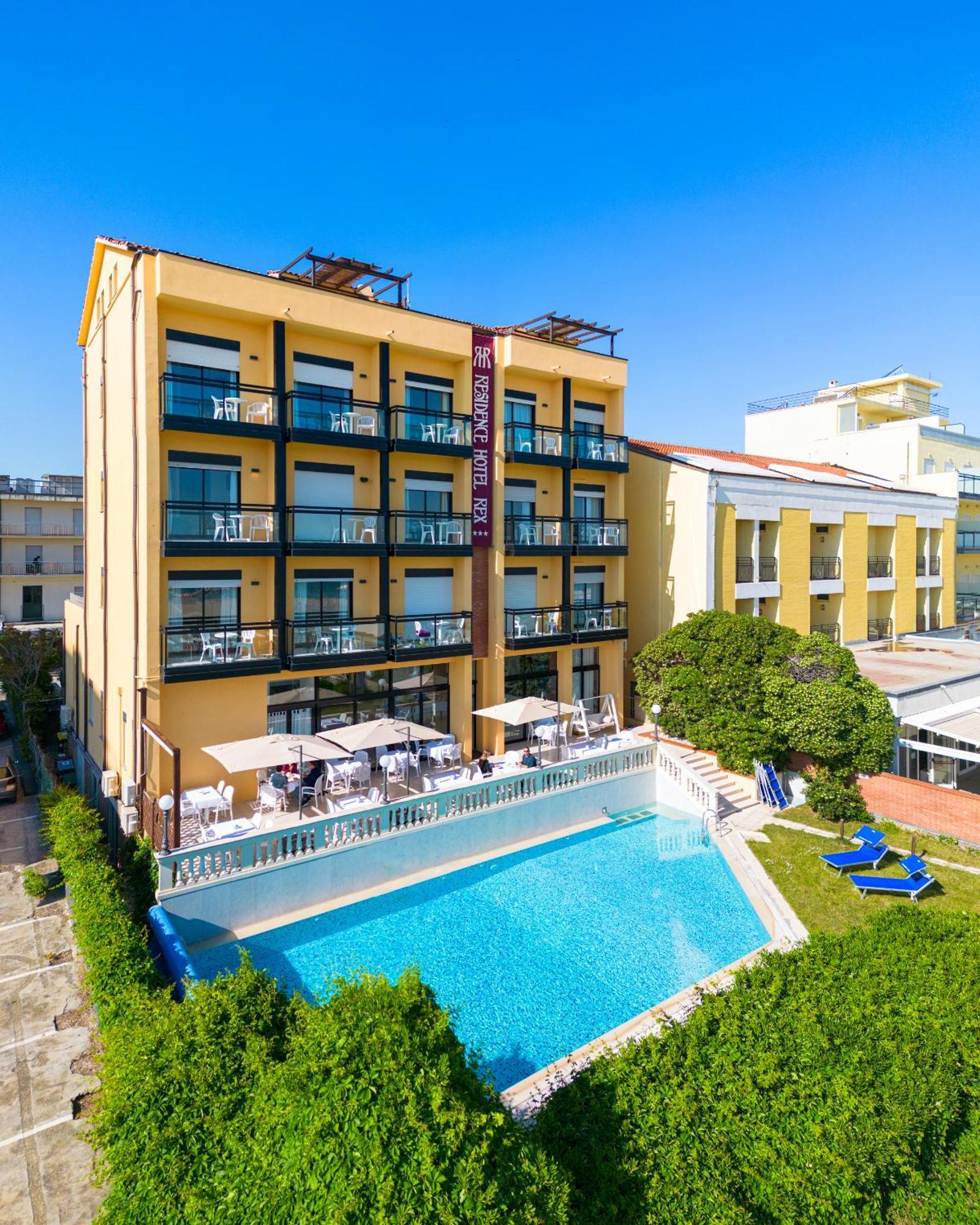 Rex Residence Hotel Cattolica Exterior foto